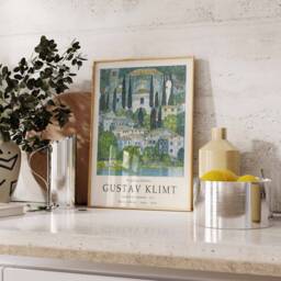 Gustav Klimt Art Print, Church in Cassone, Poster, Nouveau, Modern Art, Wall Art, Floral Gift - thumbnail 2