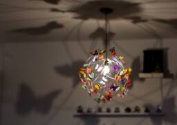 Butterfly Shadow Lamp Chandelier Custom Color Pendant Light