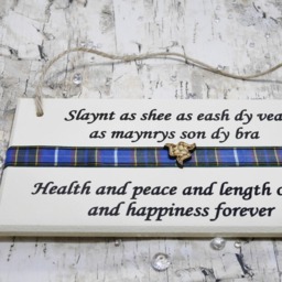 Manx Wedding Blessing, Gift, Isle Of Man, Wall Art, Home Decor, Manx Tartan, 3 Legs, Man Wedding Blessing - thumbnail 3