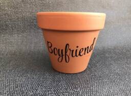 Boyfriend Plant Pot Unique Garden Gift - thumbnail 1