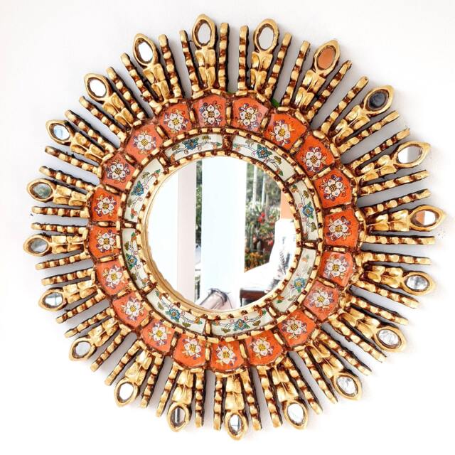 "Peruvian Mirrors - ""Ojo Naranja 45cm" - image 1