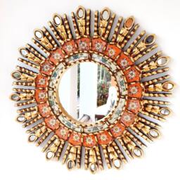"Peruvian Mirrors - ""Ojo Naranja 45cm"