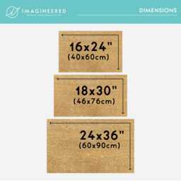 Grandparent Gifts - Custom Coir Mat Home Decor Nana Papa Doormat Housewarming Grandparents Welcome Door Personalized - thumbnail 2