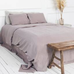 Linen Duvet Cover, Softened Stonewashed Linen Bedding With Zipper Or Button Closure, Valentines Day Gift - thumbnail 2