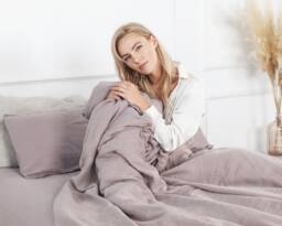 Linen Duvet Cover, Softened Stonewashed Linen Bedding With Zipper Or Button Closure, Valentines Day Gift