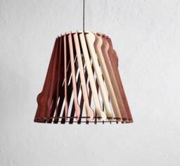Scandinavian Style Wooden Hanging Lamp, Pendant Plywood Light, Ceiling Light , Chandelier, Lighting Fixture, Lampshade