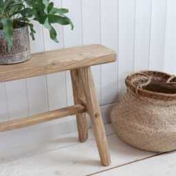 Reclaimed Wooden Bench - Rustic Driftwood Timber - Ben Simpson Furniture - thumbnail 2