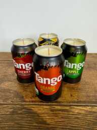 Tango Can Candle - Smells Like The Drink Scented Soy Wax Fizzy Orange Apple Mango Cherry