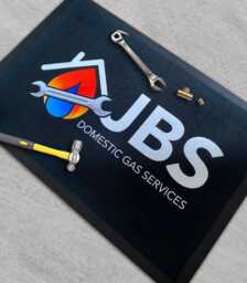 Personalised Plumbers Mat - Custom Business Logo Protective Work Mat Electricians, Trade, Gas Engineers, Tradesmen/Door - thumbnail 1