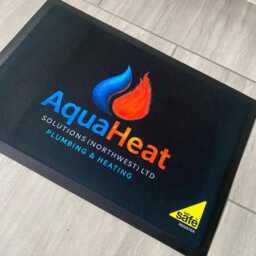 Personalised Plumbers Mat - Custom Business Logo Protective Work Mat Electricians, Trade, Gas Engineers, Tradesmen/Door - thumbnail 2