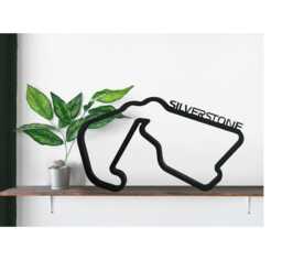 F1 Silverstone & Other Circuits Free Standing Wall Art - Add Speed & Style To Your Home D??cor - thumbnail 1