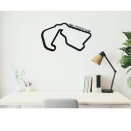 F1 Silverstone & Other Circuits Free Standing Wall Art - Add Speed & Style To Your Home D??cor - thumbnail 3