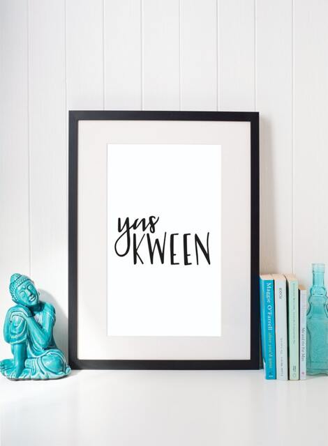 Yas Kween Printable - Wall Decor Broad City - image 1