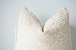 "Hmong Textile Pillow Cover Neutral Boho Home Decor - 20"" X 20" - thumbnail 1