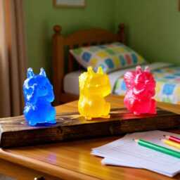 Three Wise Squirrels Custom Figurine Set On Reclaimed Wood - Modern Shelf Accent, Housewarming Gift - thumbnail 2