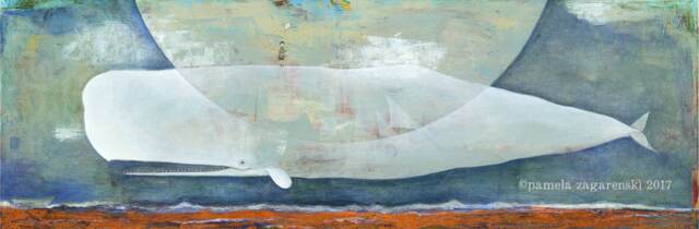 Sacredbee Print Whale & Kite - Archival Art Print