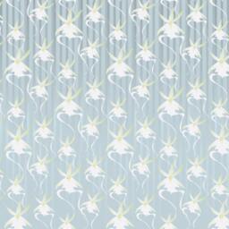 Floral Duvet Cover, Orchid Cover, Bedding, Bedroom Decor, Queen Duvet, Modern Bedding, King Duvet, Light Blue Duvet, White Flowers - thumbnail 3