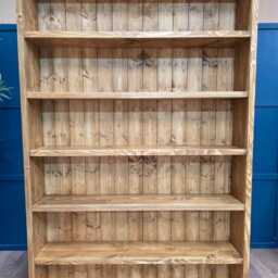 Handmade Rustic Wooden Bookcase. Various Sizes - thumbnail 3