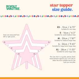 Magical Christmas Snowflake Tree Topper Star, Engraved Topper, Scandi Christmas, Keepsake Ornament - thumbnail 2