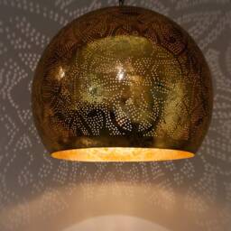 Moroccan Pendant Lamp, Ball Light Fixtures, Oriental Home Decor Lighting Lampshades - thumbnail 2