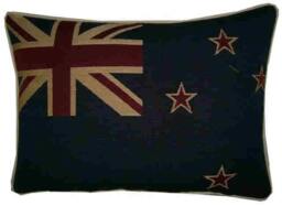 New Zealand Kiwi Flag Woven Tapestry Cushion Pillow Cover - thumbnail 1
