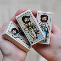 st Manuel Miguez Gonzalez Saint Block With Gift Bag // Fr Faustino Patron Of Scientists, Pharmacists, & Educators Catholic Toys - thumbnail 3