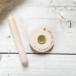 Small Candle Holder Engraved With Or Without - thumbnail 2