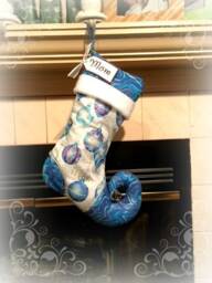 Personalized Christmas Stocking - Elf Stocking