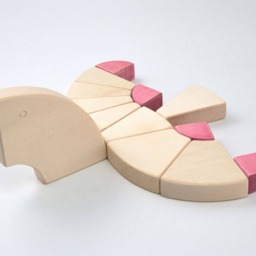 Logic Game - Wooden Play Set Circle Toys Wood Toy Ecotoy Educational Geometry Developing Mind Games - thumbnail 2