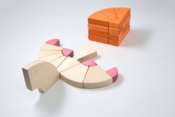Logic Game - Wooden Play Set Circle Toys Wood Toy Ecotoy Educational Geometry Developing Mind Games