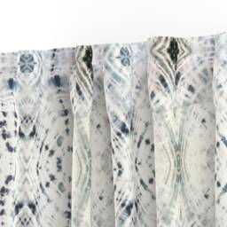 Marble Curtain Panel - Abstract Shibori Tie Dye Hippie Festive Boho Custom 8512 - Michelle Mathis By Michellemathis - thumbnail 3