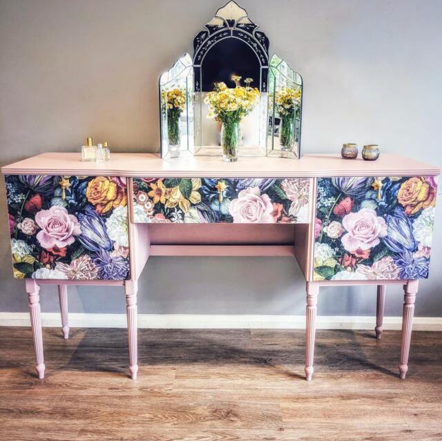 Available For Commission Upcycled Vintage Dressing Table - image 1
