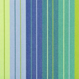Sunbrella Seville Seaside Pillow Covers , Outdoor Cover Stripped Blue & Green Striped Accent - thumbnail 1
