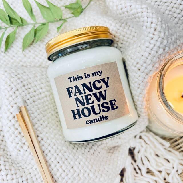 New Home Soy Candle Gift Housewarming Present - image 1