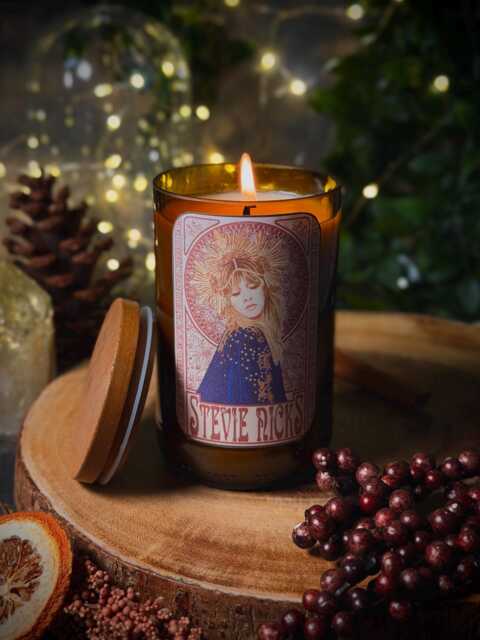 stevie Nicks - Soy Wax Vegan Container Candle Gift Handmade Cruelty Free Eco Friendly Sustainable Fleetwood Mac - image 1