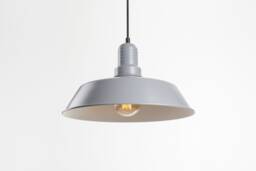 Emil Ceiling Pendant Lamp - Gray Retro Loft Industrial Minimalist - thumbnail 1