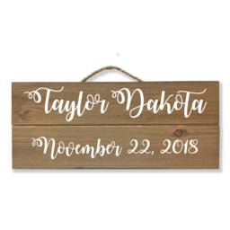 Personalized New Baby Gift, Name Sign, Custom Nursery Plaque, Newborn Birthday Farmhouse Wall Art, Gift - thumbnail 1