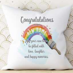 Personalised New Home Cushion, House Warming Gift, Moving Cushion - thumbnail 2
