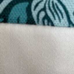 "Clarke & William Morris Mallow Fabric Teal Arts Crafts Cushion Cover 16"" 18" - thumbnail 3