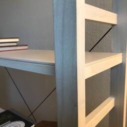 Knock-Down Hardwood Bookcase/Art Display - thumbnail 3