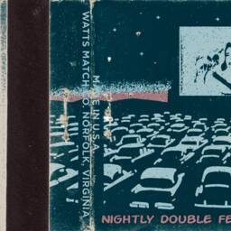 "Retro Drive-In Theatre Matchbook Poster - 36"" X 12" - thumbnail 3