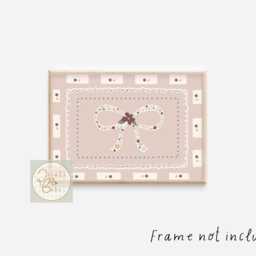 Set Of Girls Pretty Soft Pink Personalised Gallery Wall Prints For A Room, Playroom Or Nursery - Unframed - thumbnail 3