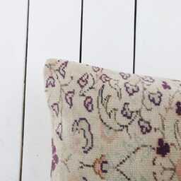 Kilim Lumbar Pillow Cover 12x24 Inch Turkish Home Decor - thumbnail 2