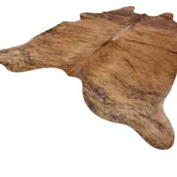 Large Brindle Cowhide Rug - Genuine Leather Area - W6Ft X L6.2 Ft - thumbnail 2