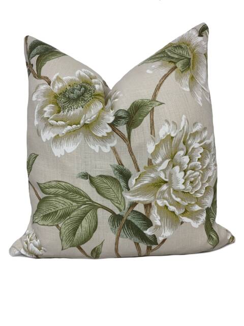 Colefax & Fowler Giselle Ivory Classic Prints Ii Collection Cushion Cover Pillow Double Sided - image 1