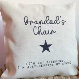Personalised Grandads Cushion - Fathers Day Gift For Dad & Grandpa Birthday Present Granddaugher Grandson Christmas Gifts - thumbnail 3