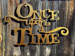 Once Upon A Time Metal Wall Art