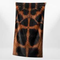 Tarantula Print Bath Beach Towel Wild Animal Safari Jungle Scary Aesthetic Bathroom D??cor Swimming Holiday Gift For Wildlife Lovers UK Home - thumbnail 4