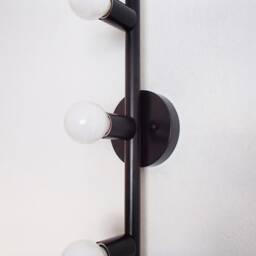 Modern Wall Sconce - 5 Bulb Contemporary Bathroom Lighting Rustic Vanity Bedroom Dining Room Hallway Living Room Ul Listed - thumbnail 2