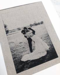 4Th Anniversary Gift, Linen Fabric, Cotton Gift For Him, Wife, 2nd Her, Husband - thumbnail 1